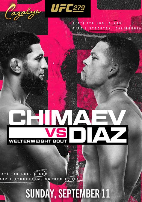 UFC 279 – CHIMAEV VS DIAZ | Cazalys