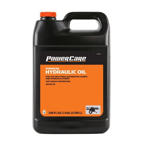 Power Care AW ISO 32 1 Gal. Hydraulic Oil-66783 - The Home Depot Log Splitters, Hydraulic Fluid ...