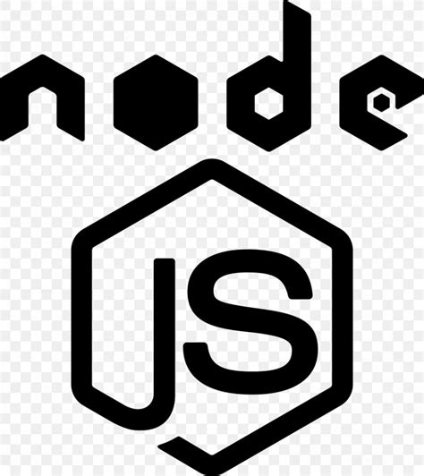 Node.js JavaScript Computer Software, PNG, 872x980px, Nodejs, Area, Black And White, Brand ...