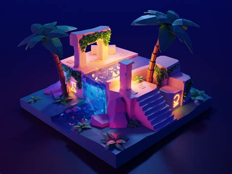 Having a blast learning Blender from Polygon Runway course! : r/low_poly