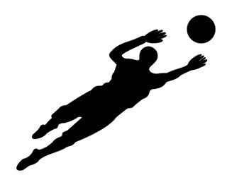 Soccer Goalie Silhouette at GetDrawings | Free download