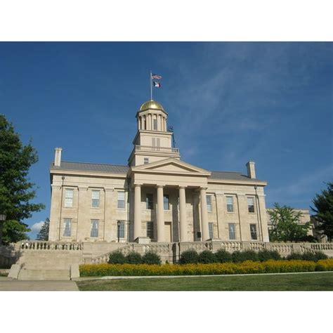 Old Capitol Building Iowa City Old Capitol Iowa-20 Inch By 30 Inch ...