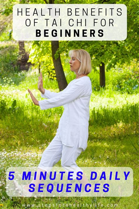 Health benefits of Tai Chi for beginners:5 Minutes daily sequences in 2020 | Tai chi for ...