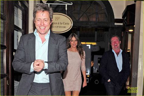 Hugh Grant & Former Girlfriend Elizabeth Hurley Look So Happy to Meet Up!: Photo 3111901 ...