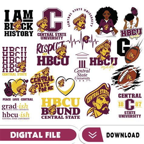 Central State University Svg, HBCU Svg Collections, HBCU Svg - Inspire ...