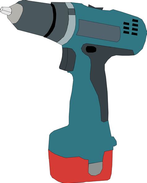 Clipart - Drilling machine