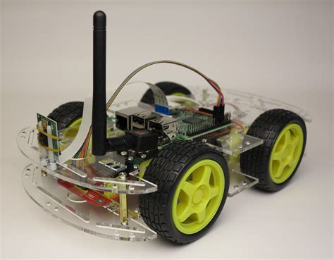 Raspberry Pi Roboter - Smart Car Acryl-Glas Roboter Bausatz - Raspberry ...