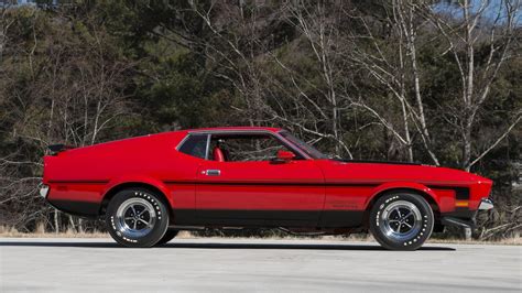 1971 Ford Mustang Boss 351 Fastback - 2 - Print Image | 1971 ford ...