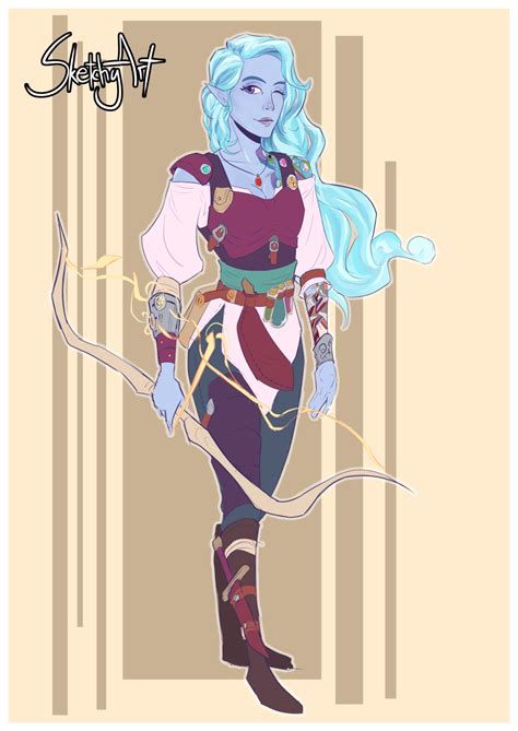 Sketchy-Art — Air Genasi - Artificer