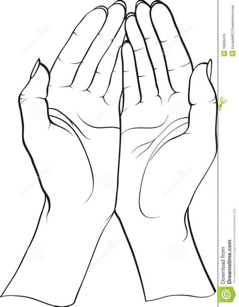 two hands are holding their palms together