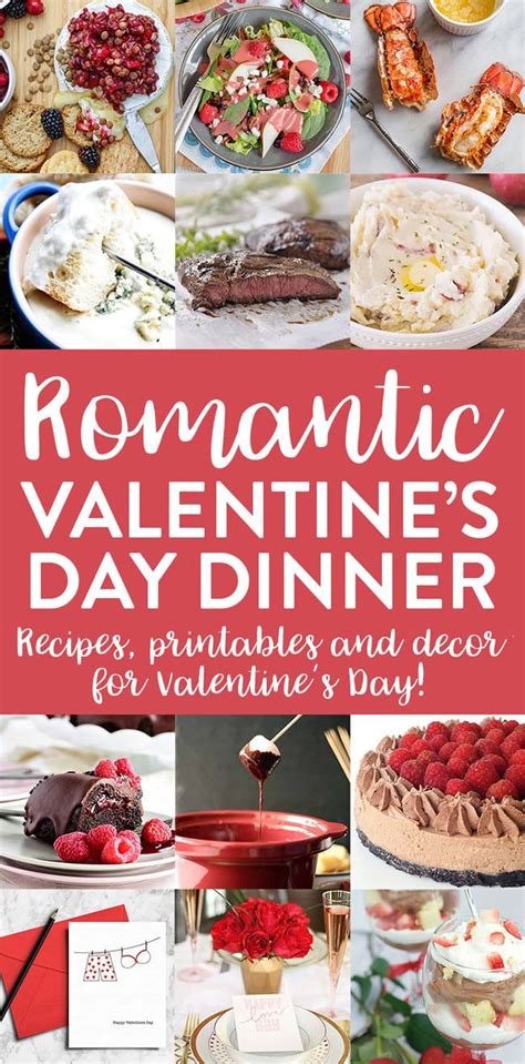 Romantic Valentine's Day Dinner Meal Plan | Family valentines dinner, Valentines food dinner ...