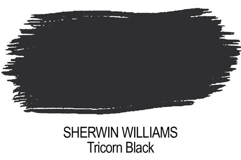 Sherwin Williams Tricorn Black - Jenna Kate at Home