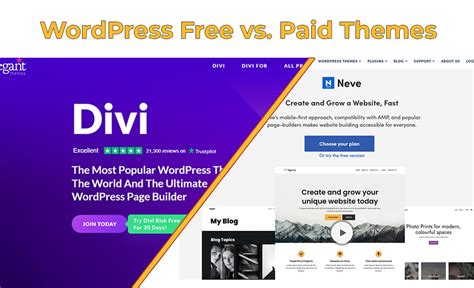 Difference Between Free and Paid WordPress Themes 2024 - Colorlib