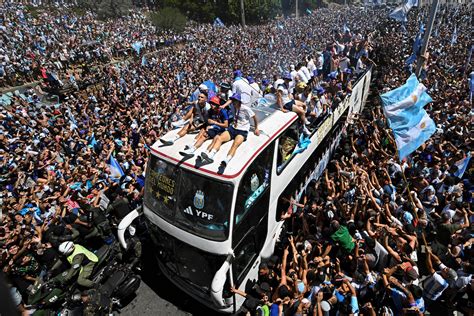 Argentina World Cup Celebrations Abandoned After Fan Jumps Onto Team Bus - Newsweek