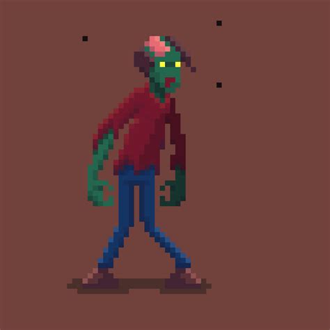 ArtStation - Zombie Pixel Art Animation, Jonathan Dodd