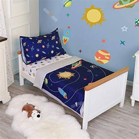 Juego para Cama TILLYOU para Niños 5 Piezas -Space Travel