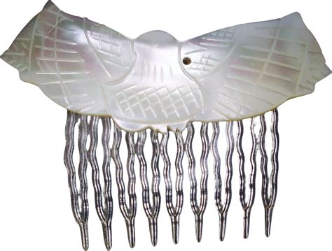 Vintage 50s/60s Mother Of Pearl Hair Comb, Decorative Accessory | Shop THRILLING