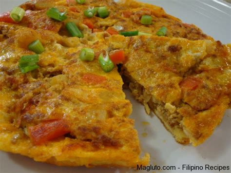 Filipino Recipe Tortang Giniling (Filipino Omelette) « Magluto.com - Filipino Dishes & Recipes