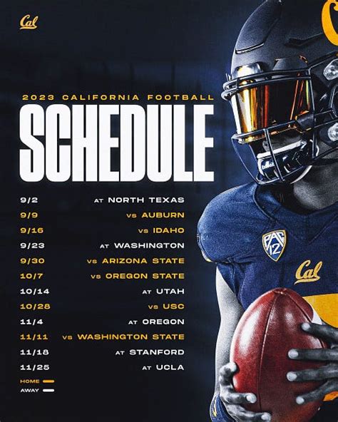 Cal football 2023 schedule released - by Avinash Kunnath