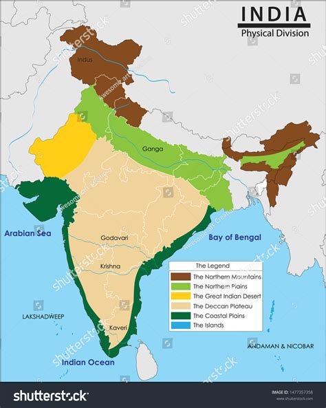 Physical Features Of India Class 9 Map