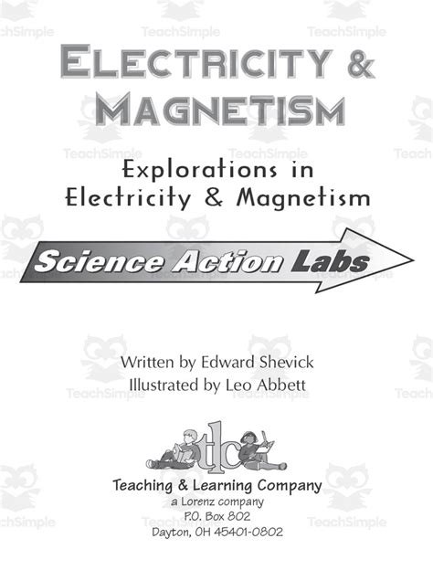 Science Action Labs Electricity & Magnetism by Teach Simple