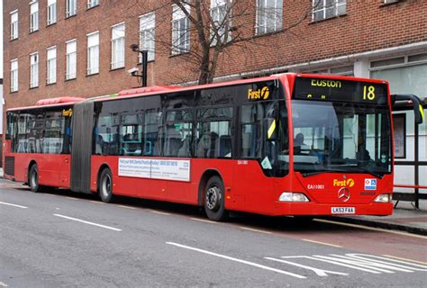 London Bus Routes | Route 18: Euston - Sudbury | Route 18, First London, EA11001, LK53FAA, Harlesden