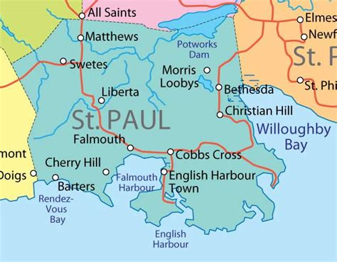 St Paul province Map • mappery