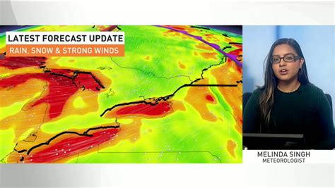 Damaging winds with the threat of snow for Ontario & Quebec