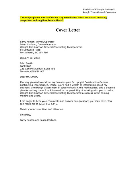 Contract Cover Letter - LucasStpierre Blog