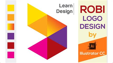 Robi Logo Design by Illustrator | Graphics Design tutorial - YouTube