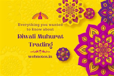 Diwali Muhurat Trading [Everything you wanted to know: 2023 Edition] • webnotes.in