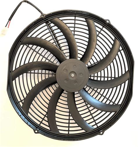 Buy SPAL 30102049 16" Puller Fan 12 VOLT High Performance Curved Blade 2024 cfm Online at ...