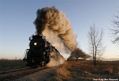 Pere Marquette 1225 steam locomotive profile - Trains