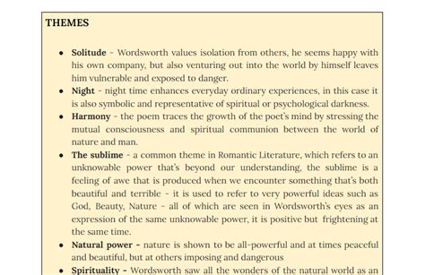 Extract from The Prelude - W. Wordsworth - Poem + Analysis | Teaching ...