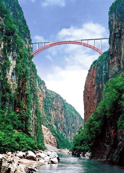 Beipanjiang Bridge Road Bridge, Bridge Art, Arch Bridge, Beautiful ...