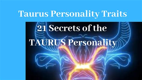 Taurus Personality Traits — 21 Secrets of the TAURUS Personality | by ...