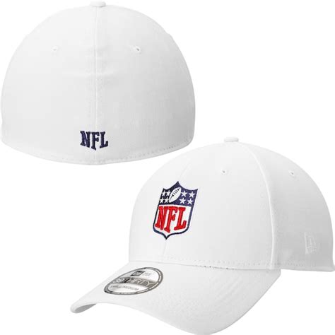 Mens NFL New Era White Shield 39THIRTY Flex Hat - NFLShop.com