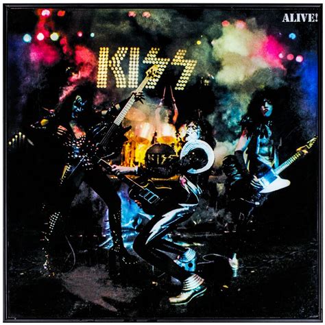 East Urban Home 'KISS Alive!' Framed Vintage Album Cover Wall Art | Wayfair.ca