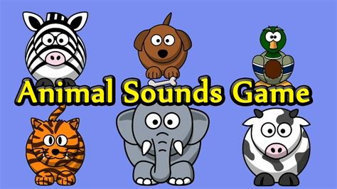 Interactive Animal Sounds Game | Guess The Animals for Toddlers | Kids ...