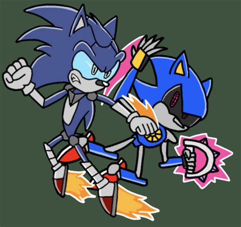 Cyborg Sonic vs Metal Sonic - Sonic Boom Series by 13ComicFan on DeviantArt