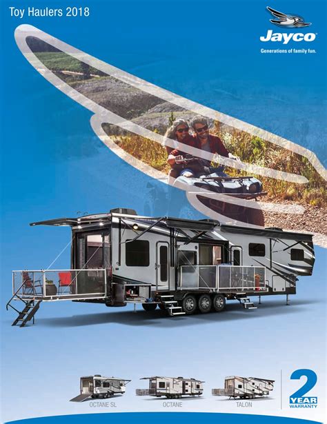 2018 Jayco Toy Haulers Brochure