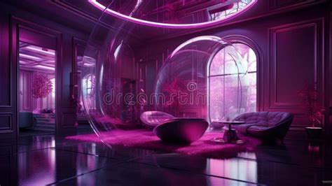 Violet Purple and Bright Pink: a Bold & Futuristic Luxury Interior ...