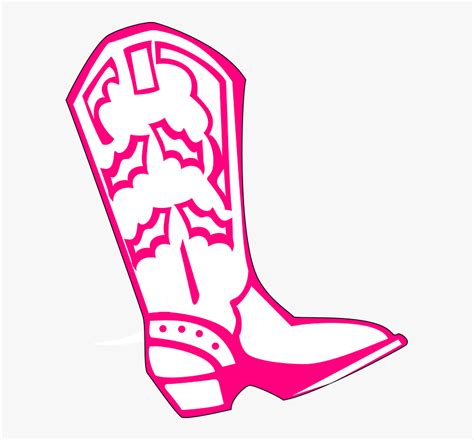 Cowgirl Hat Clipart 26, - Pink Cowboy Boot Png, Transparent Png , Transparent Png Image - PNGitem