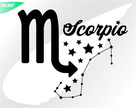 Scorpio Svg Zodiac Svg Horoscope Svg Stars Svg Scorpio Clipart Scorpio ...