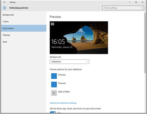 lock screen slideshow in windows 10 – antipaucity