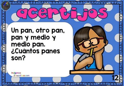 Acertijos fáciles de matemáticas para niños de primaria - Imagenes Educativas | Fun math, Math ...