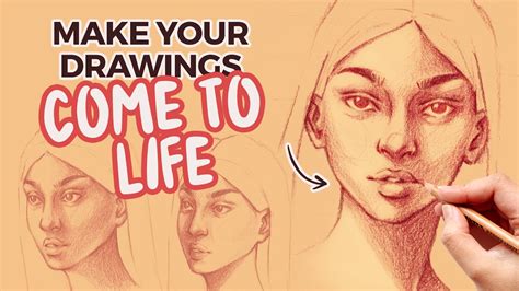 how to shade faces for beginners | step by step tutorial - YouTube