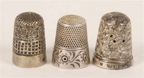 Incredible Intricate Antique Thimbles | Thimbles, Antiques, Vintage metal