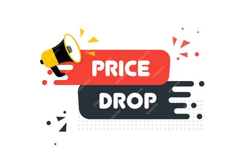 Premium Vector | Price drop Flat color price drop banner Vector illustration