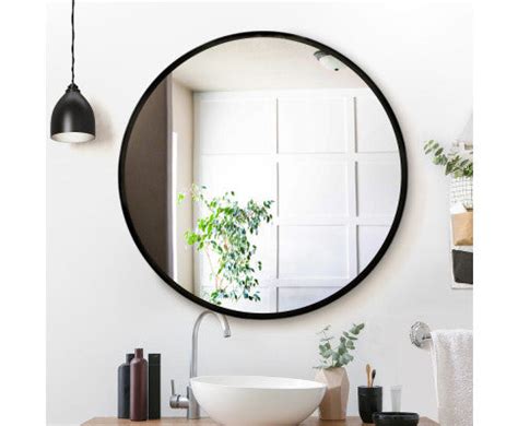 Classic Black Frame Round Mirror – Mirrors Direct